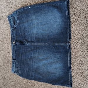 Women's Size 18 Lane Bryant Denim Jean Skirt